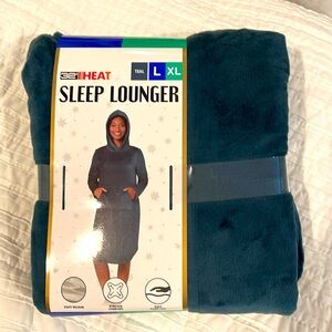 NWT sleep velour lounger teal size xl
